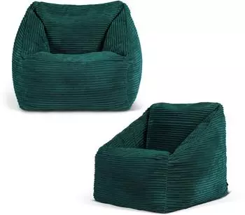 Icon Natalia Kindersitzsack Cord, blaugr&uuml;n, 100L (800001018198)