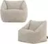 Icon Natalia Kindersitzsack aus Cord, beige, 100L (2er-Set)