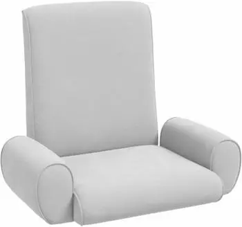 vidaXL Bodensessel hellgrau Grobvelours 68x51x56cm (42028122)