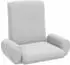 vidaXL Bodensessel hellgrau Grobvelours 68x51x56cm (42028122)