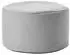 Lumaland Sitzsack-Pouf 3-in-1 Hocker/Tischchen/Fußschemel 50L, indoor & outdoor, silbergrau (LL-20848-019)