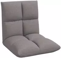 vidaXL Verstellbarer Fu&szlig;sessel Taupe Stoff