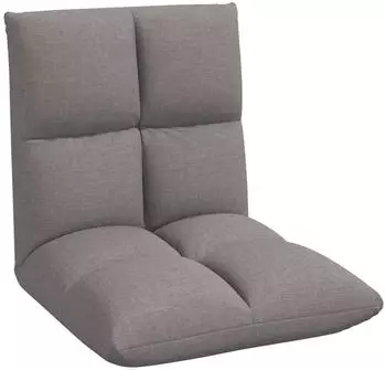 vidaXL Verstellbarer Bodensessel taupe, Stoff (42028146)