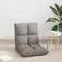 vidaXL Verstellbarer Bodensessel taupe, Stoff (42028146)