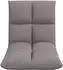 vidaXL Verstellbarer Bodensessel taupe, Stoff (42028146)