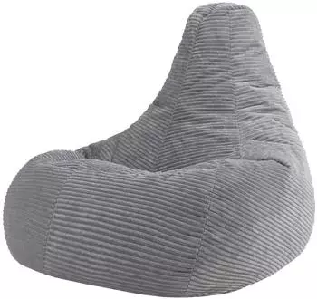 Icon Dalton XXL Sitzsack Cord, grau (ICORECXLJC022)