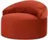 Icon Orb Sessel Matt Velvet, Terracotta