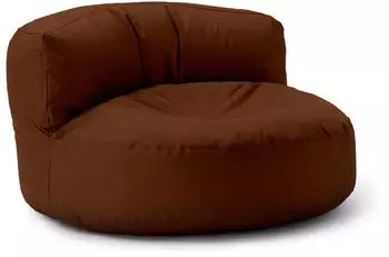Lumaland Lounge Sitzsack mit Rückenlehne 320L, indoor & outdoor, braun (LL-20950-006)
