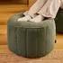 Icon Milano Bouclé Hocker, grün