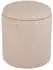 Livetastic Limpen Pouf mit Aufbewahrung, Teddystoff, beige, Ø32cm (002615026602)
