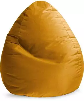 Magma Sitzsack Marla XXL Samt, senfgelb (300L)