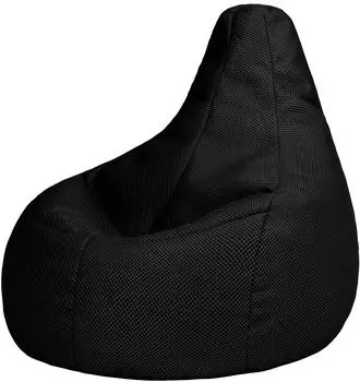 Icon Dalton Gaming Sitzsack XL mit R&uuml;ckenlehne, Mesh, schwarz (270L)