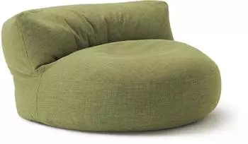 Lumaland Interior Line Sitzsack-Lounge Leinenlook 320L, lime (LL-20951-005)