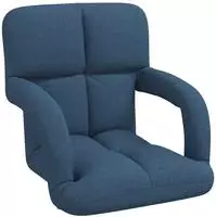vidaXL Verstellbarer Bodenstuhl mit Armlehne 5-stufige Position Stoff