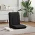 vidaXL Bodensessel verstellbar, schwarz, Stoff (42028168)