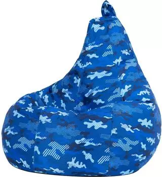Icon Dalton Gaming-Sitzsack Camouflage, blau, 170L (90x73x84cm)