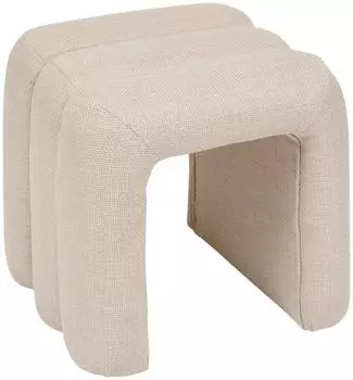 Atmosphera Sitzhocker Sisco, Ton, 43cm