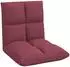 vidaXL Verstellbarer Bodensessel weinrot, Stoff, 50x61x57cm (42028145)