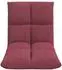 vidaXL Verstellbarer Bodensessel weinrot, Stoff, 50x61x57cm (42028145)