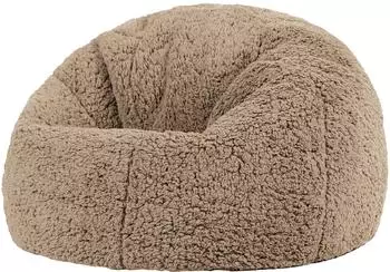 Icon Kingston Kindersitzsack Teddy Fleece, mokkabraun (170L)