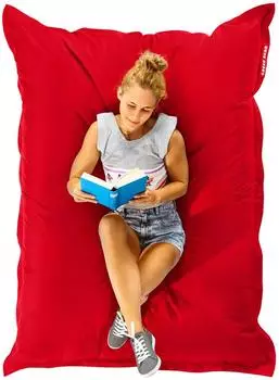 Green Bean Square Sitzsack XXL 140x180cm, 380L, rot, Outdoor (GB-1-SQ_pvp_rot)