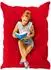 Green Bean Square Sitzsack XXL 140x180cm, 380L, rot, Outdoor (GB-1-SQ_pvp_rot)