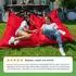 Green Bean Square Sitzsack XXL 140x180cm, 380L, rot, Outdoor (GB-1-SQ_pvp_rot)