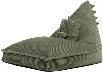 Icon Dexter Dinosaurier Cord Sitzsack Kinder, gr&uuml;n