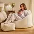 Icon Sirena Bouclé Sitzsack Sessel & Hocker, cremeweiß
