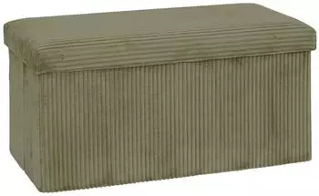Atmosphera Arum Klapphocker khaki, 76x38cm