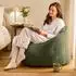 Icon Sirena Bouclé Sitzsack-Sessel, grün