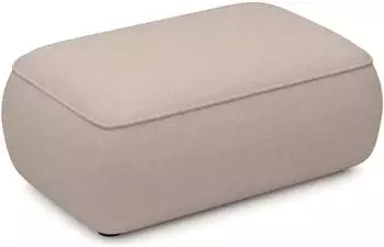 Selsey Ovo Pouf Chenille beige, 100cm