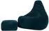 Icon Dalton XXL Sitzsack mit Hocker, Cord, 270L (Dalton XXL)