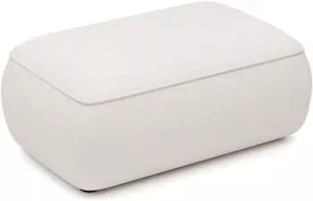 Selsey Ovo Pouf Chenille, creme, 100cm