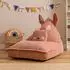 Icon Robyn Kaninchen Kindersitzsack Cord, rosa, 170L (72x66x102cm)