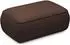 Selsey Ovo Pouf 1-Sitzer, Chenille, braun, 100cm