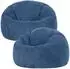 Icon Kingston Sitzsack Cord, blau, 2er-Pack (Kingston)