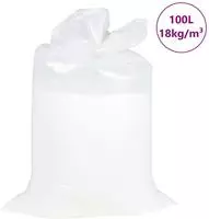 vidaXL Sitzsackf&uuml;llung EPS 100 L Wei&szlig; 18 kg/m&sup3;