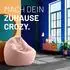 Lumaland Drops Sitzsack 300L, indoor & outdoor, pastellpink