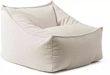 mokebo Snug Sitzsack Boucl&eacute;, beige, 95x75x60cm (800002018086)