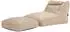 Icon Nova Outdoor-Sitzsack mit Hocker, Olefin, beige (800001394673)