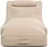 Icon Nova Outdoor-Sitzsack mit Hocker, Olefin, beige (800001394673)