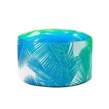 Lumaland Pouf Tropical rund, 3in1 Sitzkissen ø45cm (30328)
