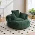 LuxusKollektion Sitzsack Lounger mit 3 Kissen, grün, Indoor/Outdoor