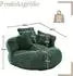 LuxusKollektion Sitzsack Lounger mit 3 Kissen, grün, Indoor/Outdoor