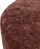 Icon Milano gewebter Chenille-Hocker, burgunderrot