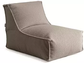 mokebo Sitzsack 'Doze' Bouclé-Teddystoff, braun/mushroom, 100x65x65cm