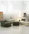 mokebo Snug Sitzsack Bouclé/Teddystoff, grün, 95x75x60cm (800002018084)