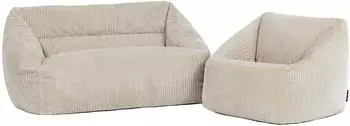 Icon Cecilia Kinder-Sitzsack Sofa Cord, beige (800001394680)