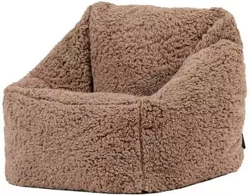 Icon Sitzsack "Teddybär" flauschig für Kinder, 100L, mokka (800001268892)